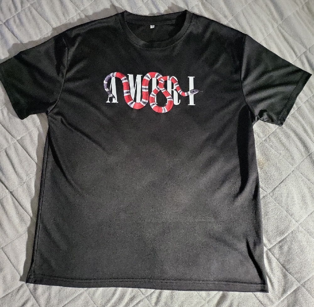 Amiri - Black Graphic T-Shirt